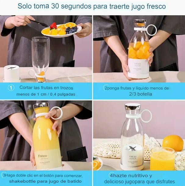 FusiónFresh - botella y licuadora 2 en 1 🤯