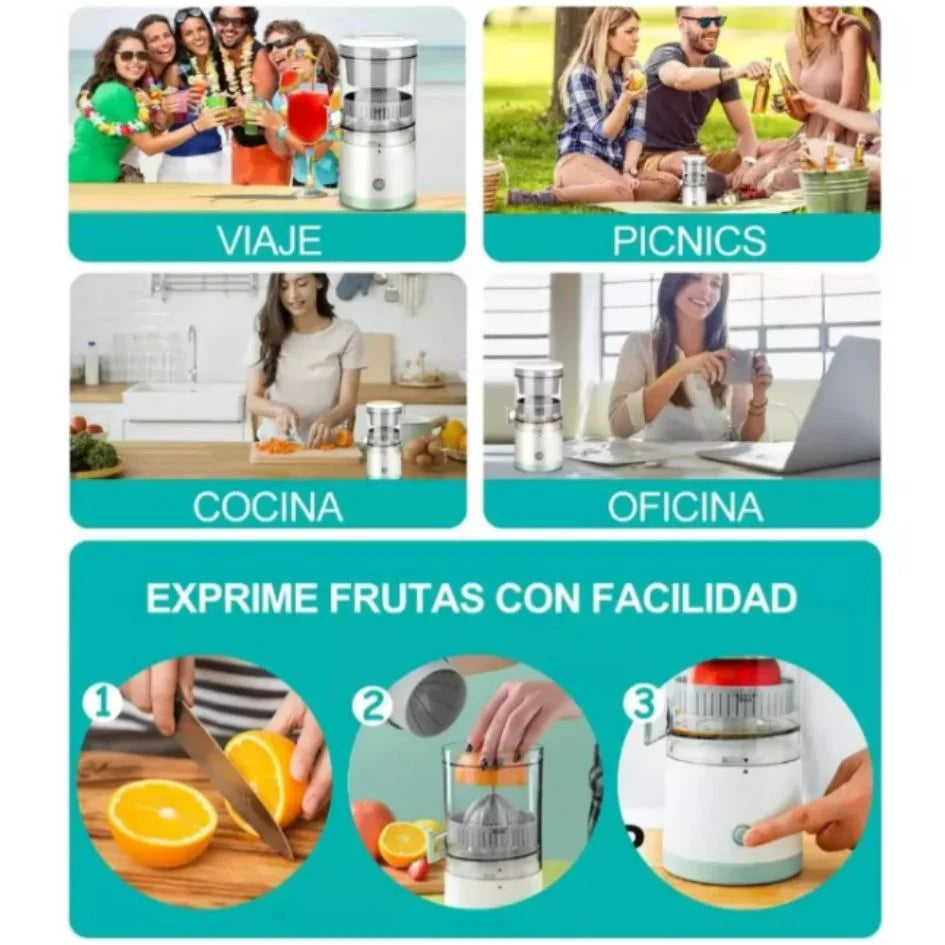 Exprimidora portátil de zumos nutritivos express