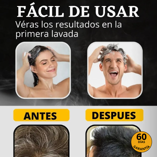 ¡Champú Tapa Canas, Negro Por Meses! + ¡ENVÍO GRATIS POR CYBERNAVIDAD! 😱✨
