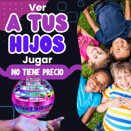 Mini Dron Bola Mágica Giradora de colores + ¡ENVÍO GRATIS POR CYBERDAY! 😱✨