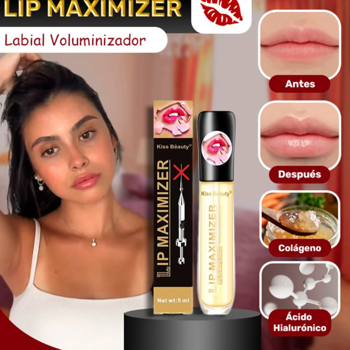 ¡¡EXITO EN ESPAÑA!! Labial Voluminizador Profesional!! - LipMax™ 😱🎁