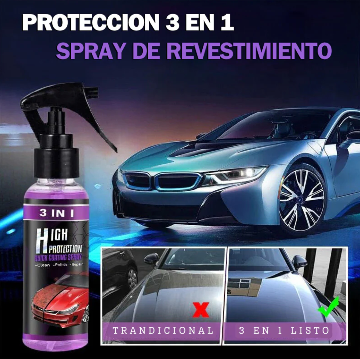 Spray De Revestimiento Cerámica 3 en 1 + ¡ENVÍO GRATIS PROMOCIÓN CYBER DAY! 🎁👇🏻
