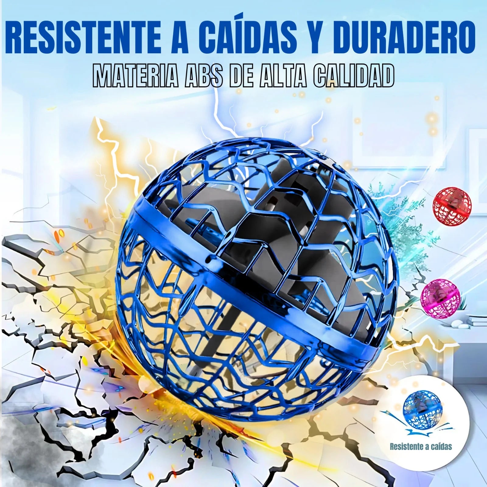 Mini Dron Bola Mágica Giradora de colores + ¡ENVÍO GRATIS POR CYBERDAY! 😱✨